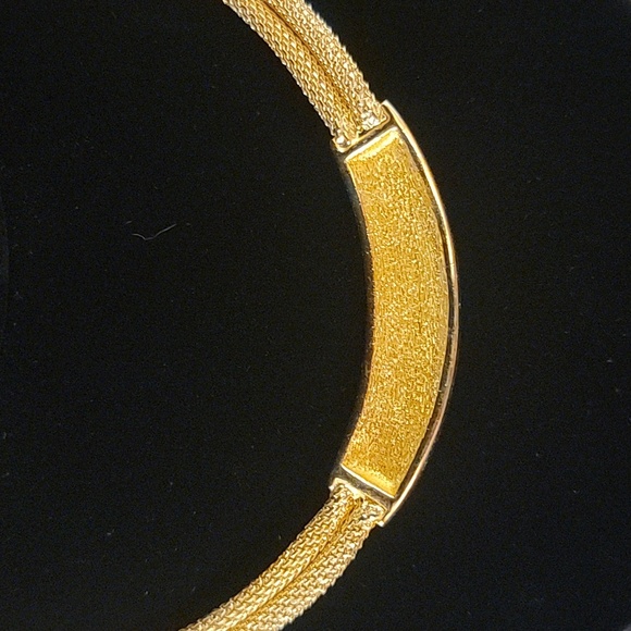 Elegant Vintage Christian Dior 1980s Choker Necklace – Gold Plated - Picture 6 of 6